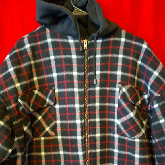 Men's Large Insulated Flannel Jacket by Arctic Wea - Picture 1 of 8